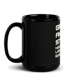 Grumpy Angry Stupid Mug - Funny No Sleep Black Coffee Cup 10 Grumpy Angry Stupid Mug, 15 oz, handle on the left
