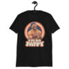I'm Da Pappy Rome Odunze T-Shirt in black, retro portrait with orange rings and groovy lettering