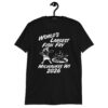 World’s Largest Fish Fry — black shirt with World's Largest Fish Fry lettering, cartoon cooking scene, and Milwaukee WI 2026 text, front view