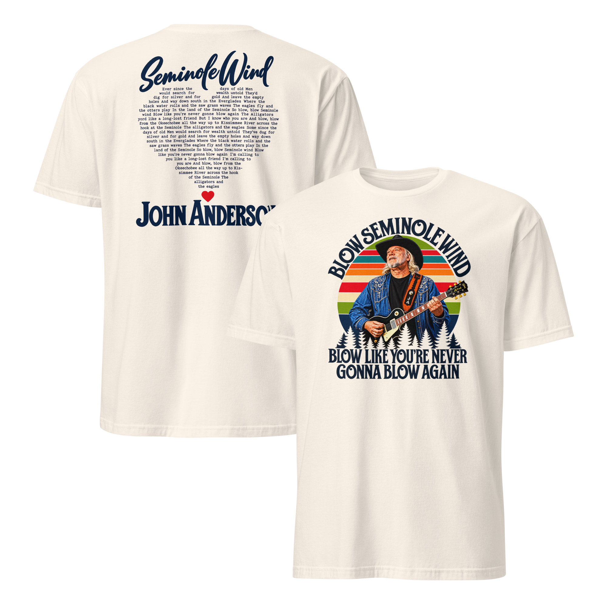 John Anderson Seminole Wind Memorial T-Shirt 2 Natural John Anderson Seminole Wind memorial graphic T-shirt product mockup