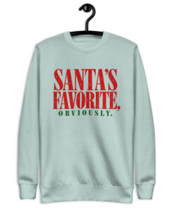 Agave Santa's Favorite Obviously Christmas crewneck