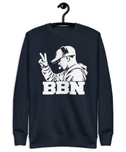 Navy Blazer go for two football sweatshirt