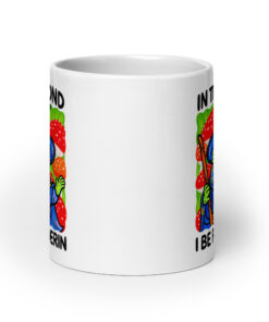 Wizard Frog Mug - In The Pond I Be Ponderin Coffee Cup 17 Wizard Frog Mug, 20 oz, front view